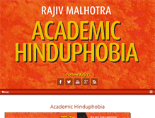 Tablet Screenshot of hinduphobia.com